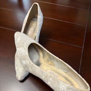 Dyeables Beaded Shoes - size 7.5